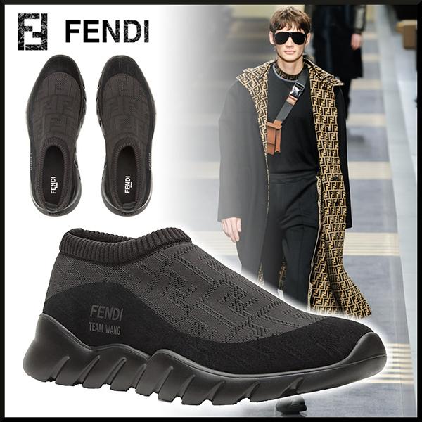 【送料込】 FENDI 19AW ﾛｰﾄｯﾌﾟｽ スニーカー 【Jackson Wang】100924